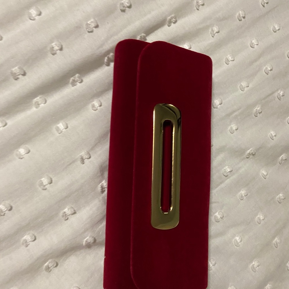 Red handbag